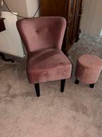 roze fauteuil, Huis en Inrichting, Stoelen, Ophalen of Verzenden, Zo goed als nieuw, Stof, Eén