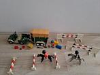 Vintage 1986 Playmobil 3140 paarden springconcours compleet, Ophalen of Verzenden, Zo goed als nieuw, Complete set