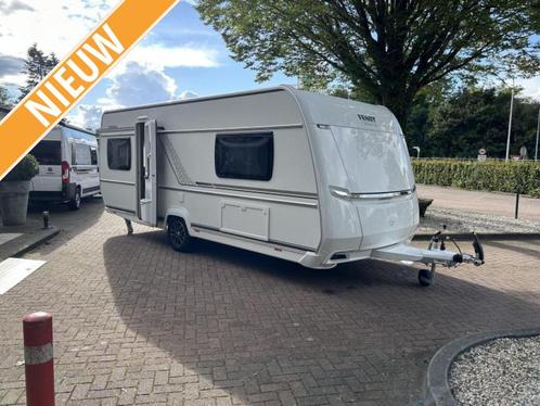 Fendt Tendenza 560 sg Enkele bedden!, Caravans en Kamperen, Caravans, Bedrijf, tot en met 4, 1250 - 1500 kg, Rondzit, Fendt, 2 aparte bedden