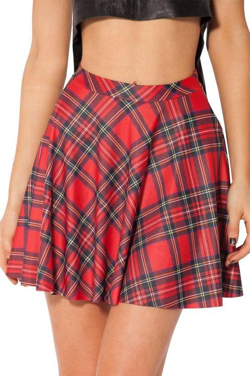 Black Milk Tartan Red Skater Skirt rokje M S XS rok geruit, Kleding | Dames, Rokken, Nieuw, Maat 38/40 (M), Rood, Boven de knie