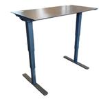 Elektrisch Zit Sta Bureau Antraciet B140xD70 B-keus, Huis en Inrichting, Ophalen of Verzenden, Elektrisch, Gebruikt, Stabureau