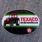 Oude sticker.   TEXACO en de Landbouw., Ophalen of Verzenden, Zo goed als nieuw, Overige typen