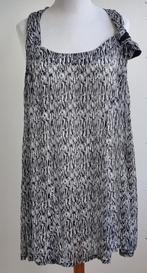 Carleoni zwart/wit transparant jurkje mt. 50/52, Kleding | Dames, Grote Maten, Carleoni, Ophalen of Verzenden, Zo goed als nieuw