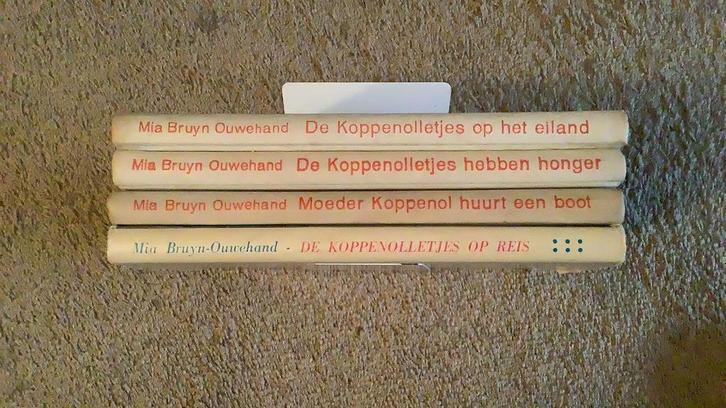 Mia Bruyn-Ouwehand, 4 boeken van de Koppenolletjes:, Antiek en Kunst, Antiek | Boeken en Bijbels, Ophalen of Verzenden