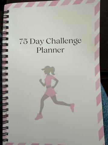 75 days day soft hard challenge planner sport afvallen fit beschikbaar voor biedingen