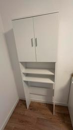 Witte Kast met Deuren en Planken, Ophalen of Verzenden, Zo goed als nieuw