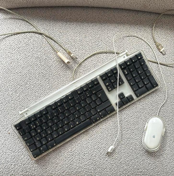 Apple PowerMac G4 toetsenbord en muis, Computers en Software, Vintage Computers, Ophalen of Verzenden