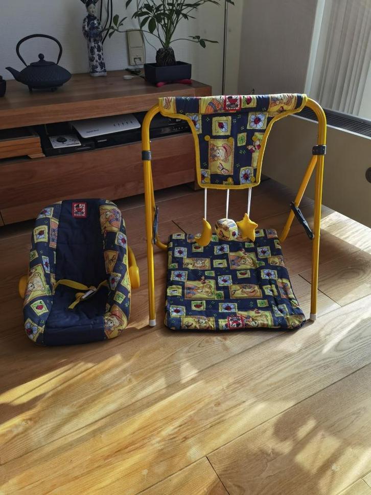 Maxicosi en babygym (set) voor poppenkind, Kinderen en Baby's, Speelgoed | Poppen, Zo goed als nieuw, Babypop, Ophalen