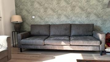 Donkergrijze bankenset – 3-zits + 2-zits | bank beschikbaar voor biedingen