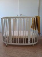 Stokke wieg & peuterbed incl. handgemaakt Lavital matras, Ophalen of Verzenden, Zo goed als nieuw, Ledikant