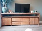 Dressoir, tv meubel, Huis en Inrichting, Kasten | Dressoirs, Ophalen, Gebruikt, Teakhout, 200 cm of meer