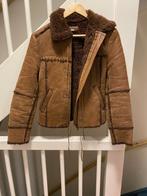 ALDO BRUIN LEER WINTER TEDDY JAS, MAAT; S/M, Kleding | Dames, Bruin, Ophalen of Verzenden, Zo goed als nieuw, ALDO