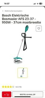 Bosch AFS 23-37 Bosmaaier met extra onkruidborstel, 6 messen, Tuin en Terras, Bosmaaiers, Ophalen, Zo goed als nieuw, BOSCH, 10 tot 30 cm