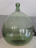 Grote fles van het type Dame Jeanne in gebrandschilderd glas, Antiek en Kunst, Ophalen of Verzenden
