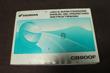 Honda CB900F 2001 motorfiets instructie boekje CB 900 F beschikbaar voor biedingen
