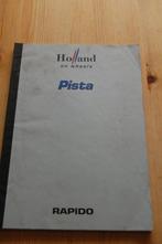 Rapido Pista onderdelenboek, Ophalen of Verzenden