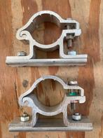 2 Scharnierbeugels voor verkeersborden, Doe-het-zelf en Verbouw, Ophalen of Verzenden, Zo goed als nieuw