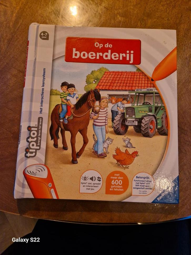 Tiptoi Op de Boerderij - Interactief Leerboek, Kinderen en Baby's, Speelgoed | Educatief en Creatief, Zo goed als nieuw, Taal en Lezen