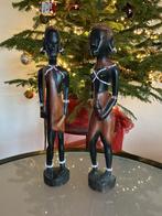 Houten traditionele Masai mannen, Ophalen, Zo goed als nieuw