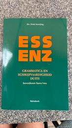 Essenz grammatica en schrijfvaardigheid DUITS HAVO/VWO, Duits, HAVO, Ophalen of Verzenden, Zo goed als nieuw