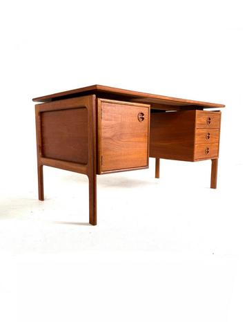 Vintage teakhouten bureau, Arne Vodder, GV Møbler ‘60 beschikbaar voor biedingen
