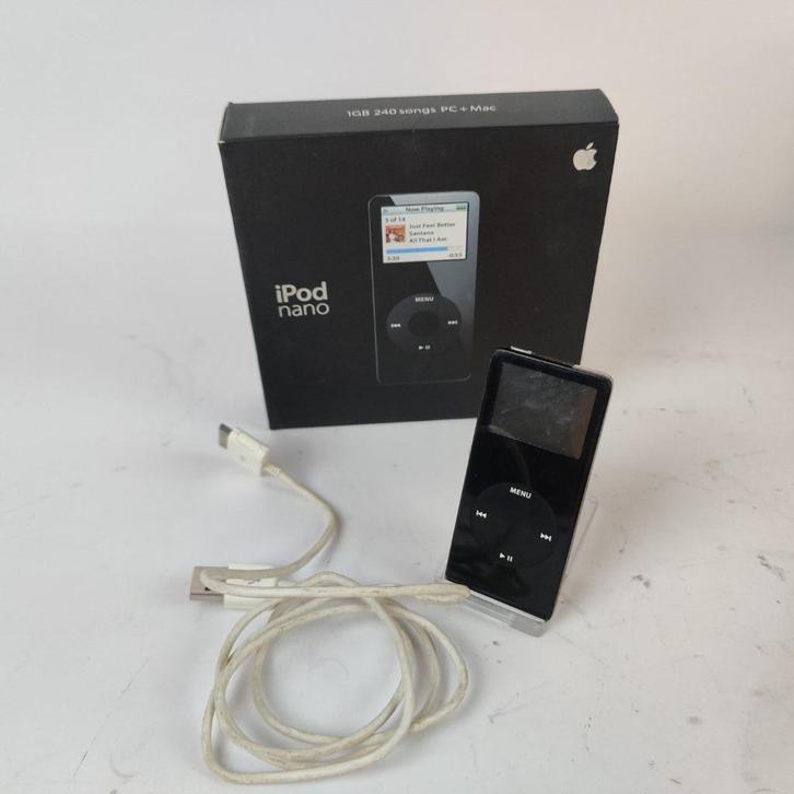 apple ipod nano 1Gb in doos || BIEDEN, Audio, Tv en Foto, Mp3-spelers | Apple iPod, Gebruikt, Nano, 2 tot 10 GB, Ophalen of Verzenden