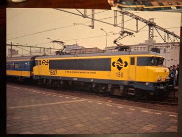 Postkaart NS langste trein terug wereld. beschikbaar voor biedingen