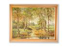 Schilderij Berken (in moeras) in mooie lijst 90x70, Ophalen