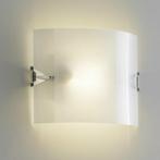 Fontana Arte Velo wandlamp/plafondlamp (Italiaans design), Ophalen, Gebruikt, Glas