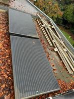 Zonnepanelen set met transformator en beugels, Doe-het-zelf en Verbouw, Zonnepanelen en Toebehoren, Ophalen, Gebruikt, Compleet systeem