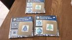 3 complete borduurpakketjes kerstkaarten borduren, Ophalen of Verzenden, Zo goed als nieuw, Borduurpakket