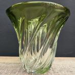 Val Saint Lambert kristallen vaas, Overige kleuren, Ophalen of Verzenden, Minder dan 50 cm, Glas