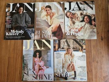 5x Jan magazine maandblad dames 2024 a 0,75€ per stuk beschikbaar voor biedingen