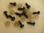 0259-10 -Set: 10x VEILIGHEIDS OGEN – 8 mm– 5 PAAR (dus 10 st, Ophalen of Verzenden, Nieuw, Breien, Overige typen