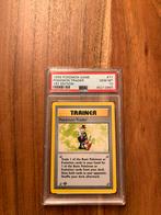 Pokemon Trainer 1 Editie (PSA10), Ophalen of Verzenden, Zo goed als nieuw, Losse kaart