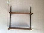 Vintage Boekenplank met Staanders, Huis en Inrichting, Woonaccessoires | Wandplanken en Boekenplanken, Ophalen of Verzenden, Gebruikt