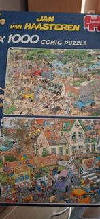 Jan van Haasteren Puzzel - Safari en Storm 2x 1000 stukjes, Hobby en Vrije tijd, Ophalen of Verzenden, 500 t/m 1500 stukjes, Nieuw