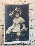 1904 Meisje met hoed met madeliefjes (IT), Ophalen of Verzenden, Voor 1920, Gelopen, Kinderen