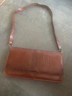 Vintage tas leer, Ophalen of Verzenden, Zo goed als nieuw, Bruin, Handtas