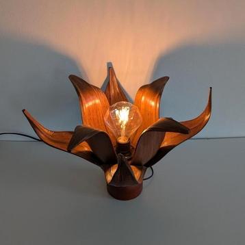 Barracuda vintage lamp van palmbladeren kokos bladeren beschikbaar voor biedingen