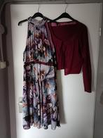 Super mooi setje jurk met vestje Steps 42/44 Magenta, Maat 42/44 (L), Ophalen of Verzenden, Zo goed als nieuw, Steps