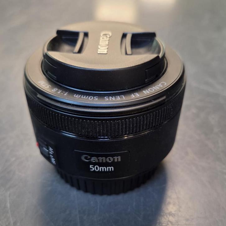 CANON EF lens 50 mm. 1:1.8 STM, Audio, Tv en Foto, Fotografie | Lenzen en Objectieven, Zo goed als nieuw