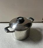 Grote Amc pan 8l, Ophalen of Verzenden, Zo goed als nieuw, Rvs, Kookpan of Snelkookpan