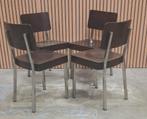 16 x Satelliet cafestoelen bistro cafe horeca stoelen hout, Ophalen of Verzenden, Zo goed als nieuw, Hout, Vijf, Zes of meer stoelen