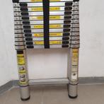 uitschuifbare ladder, Doe-het-zelf en Verbouw, Ladders en Trappen, Ophalen, Zo goed als nieuw, Ladder, 2 tot 4 meter