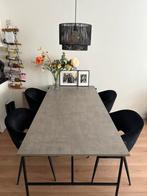 Eettafel set, Huis en Inrichting, Tafels | Eettafels, Ophalen of Verzenden, Zo goed als nieuw, Rechthoekig, 50 tot 100 cm