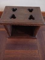 Eiken voetenstoof of plantentafel geldrop of mierlo, Ophalen of Verzenden, Zo goed als nieuw, Minder dan 45 cm