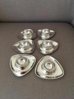 Vintage Eierdopjes Alessi design van rvs, Ophalen of Verzenden, Zo goed als nieuw