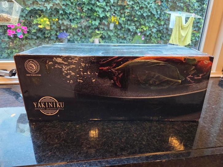 Yakiniku Keramische Shichirin Konro- & Yakitori tafelgrill, Tuin en Terras, Houtskoolbarbecues, Zo goed als nieuw, Ophalen