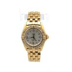 Breitling Callistino 18k massief gouden horloge, Ophalen of Verzenden, Gebruikt, Goud, Overige merken